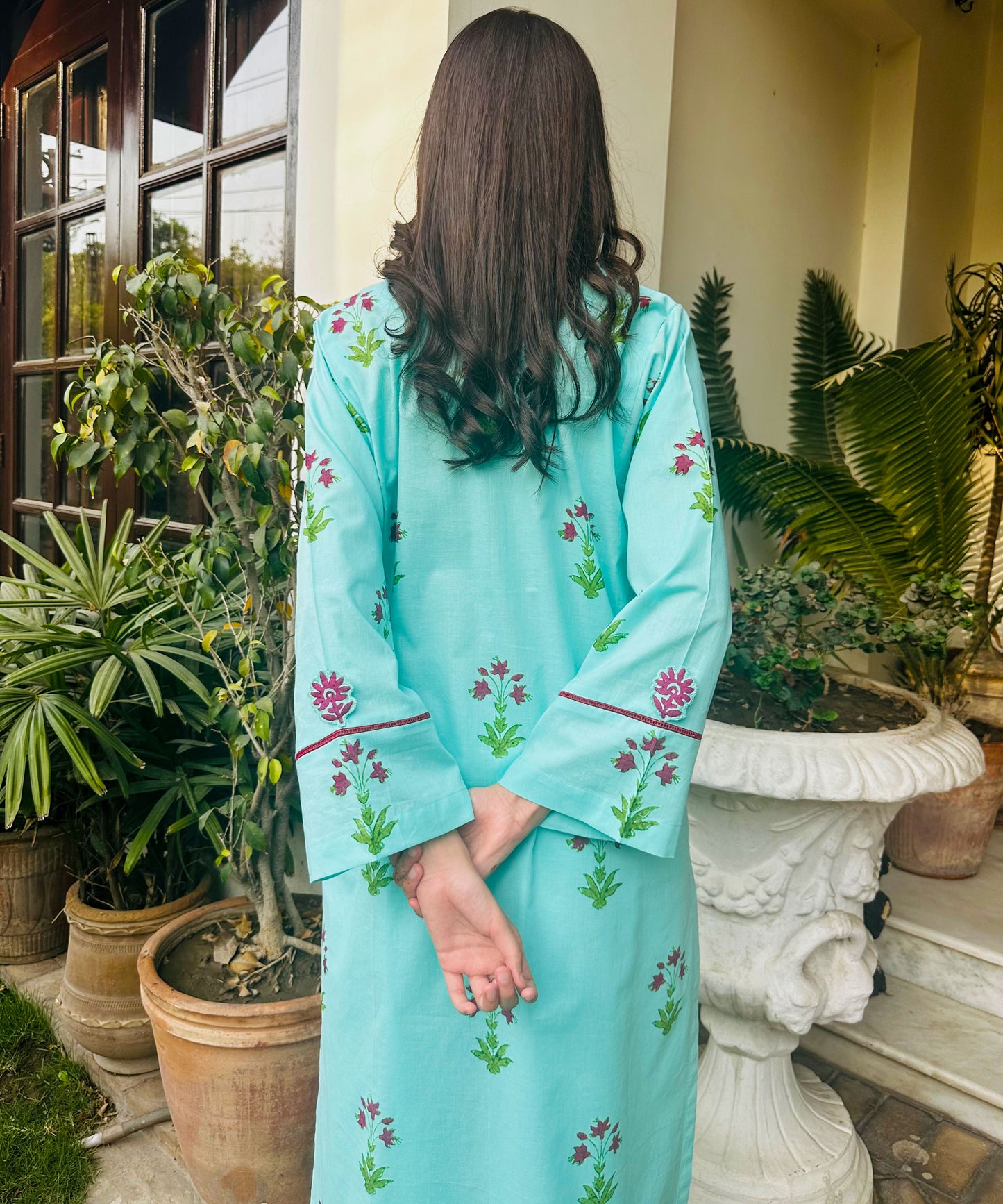 Blue Breeze (Block Printed)
