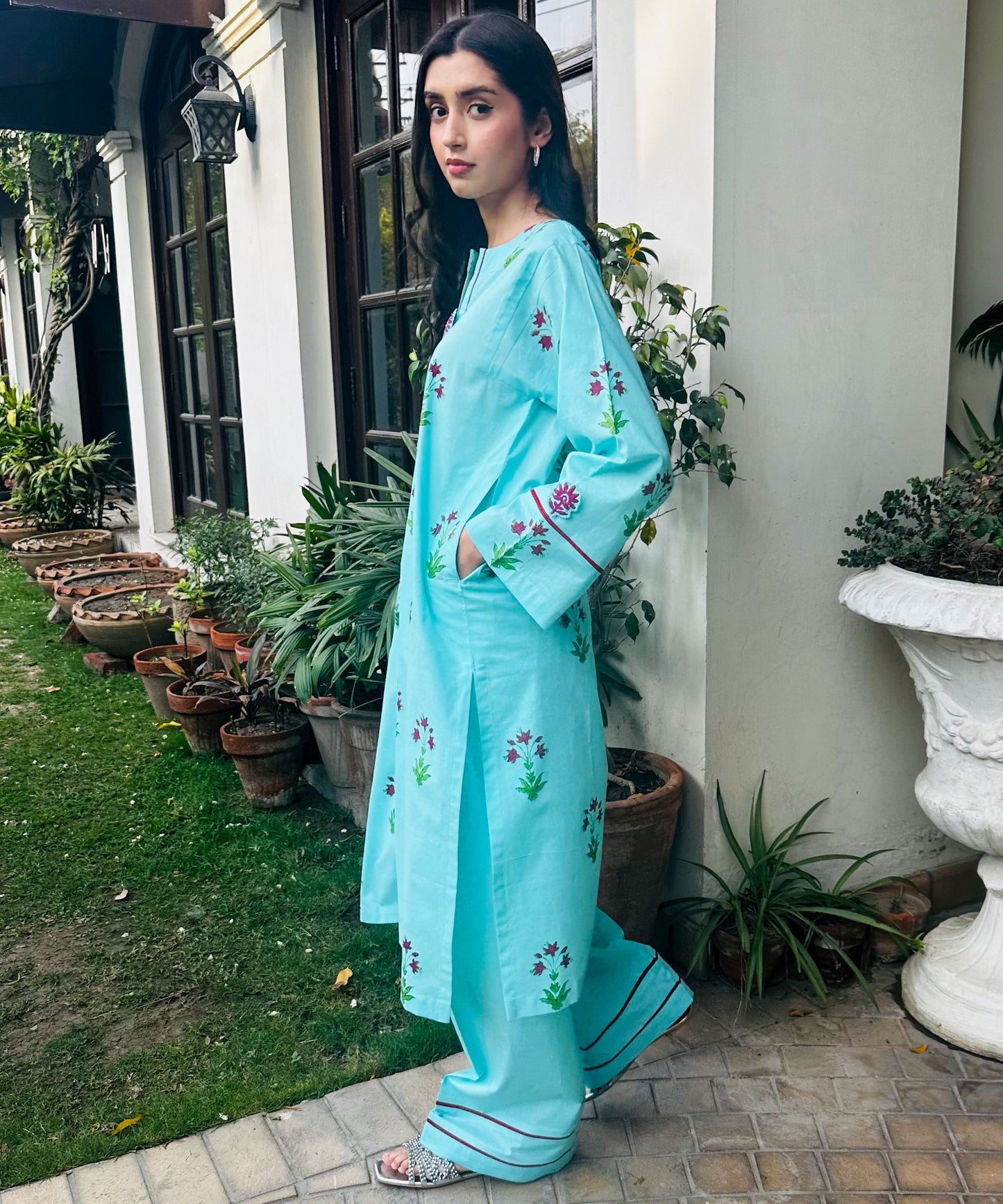 Blue Breeze (Block Printed)