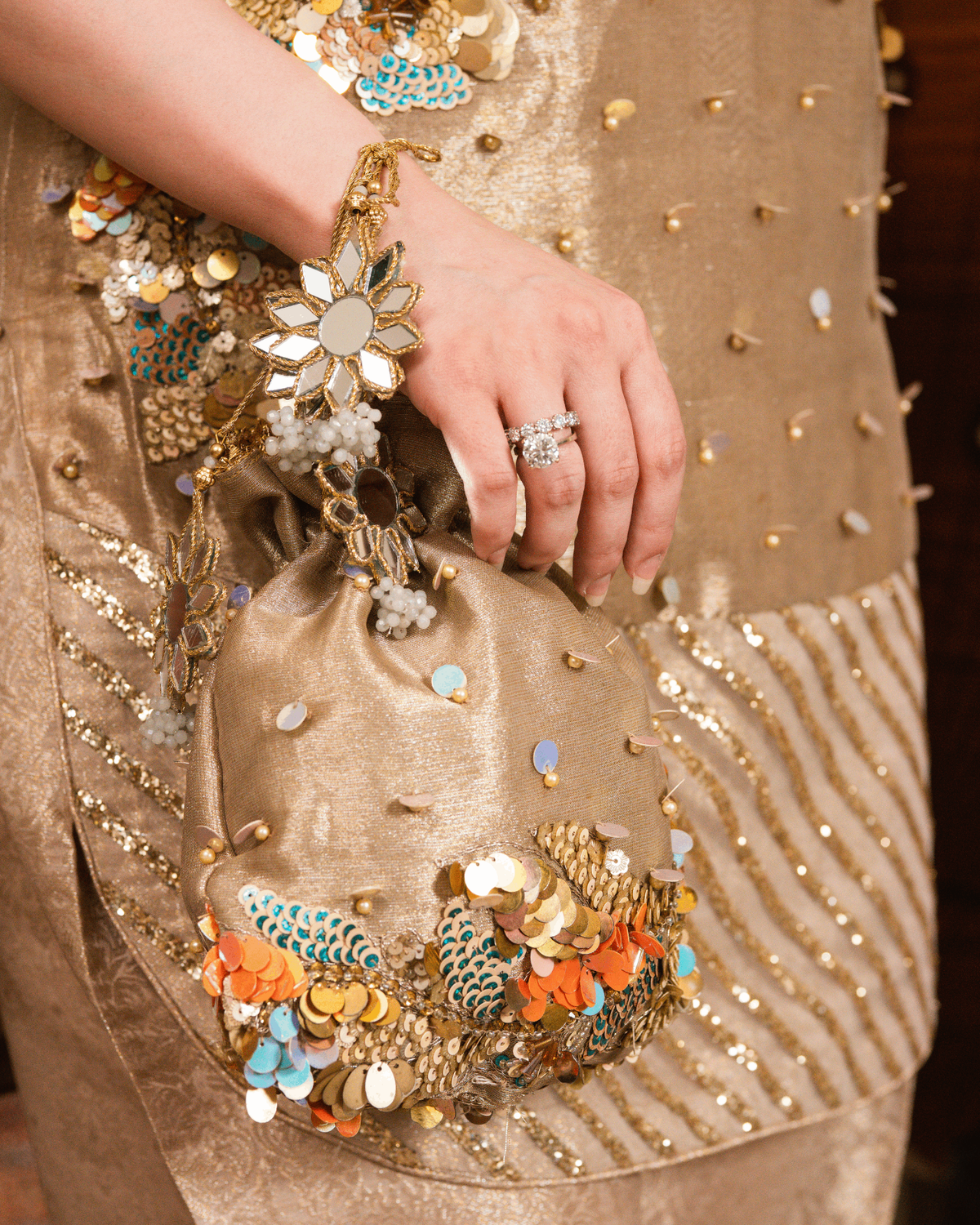 Banarsi 3D Sequin Set