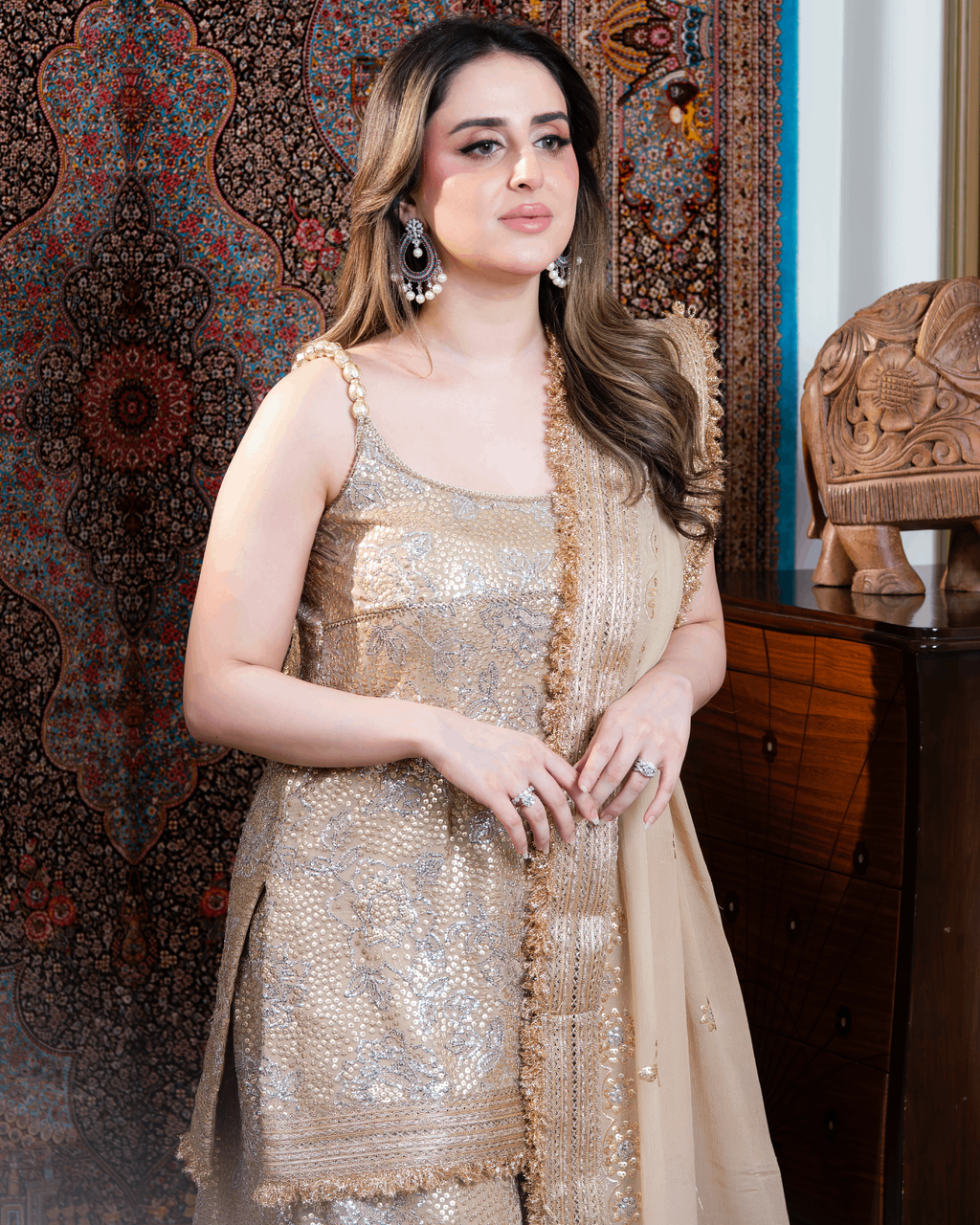 Banarsi Sequins Set
