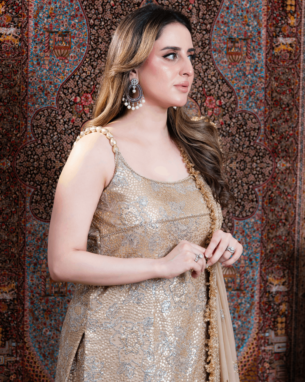 Banarsi Sequins Set
