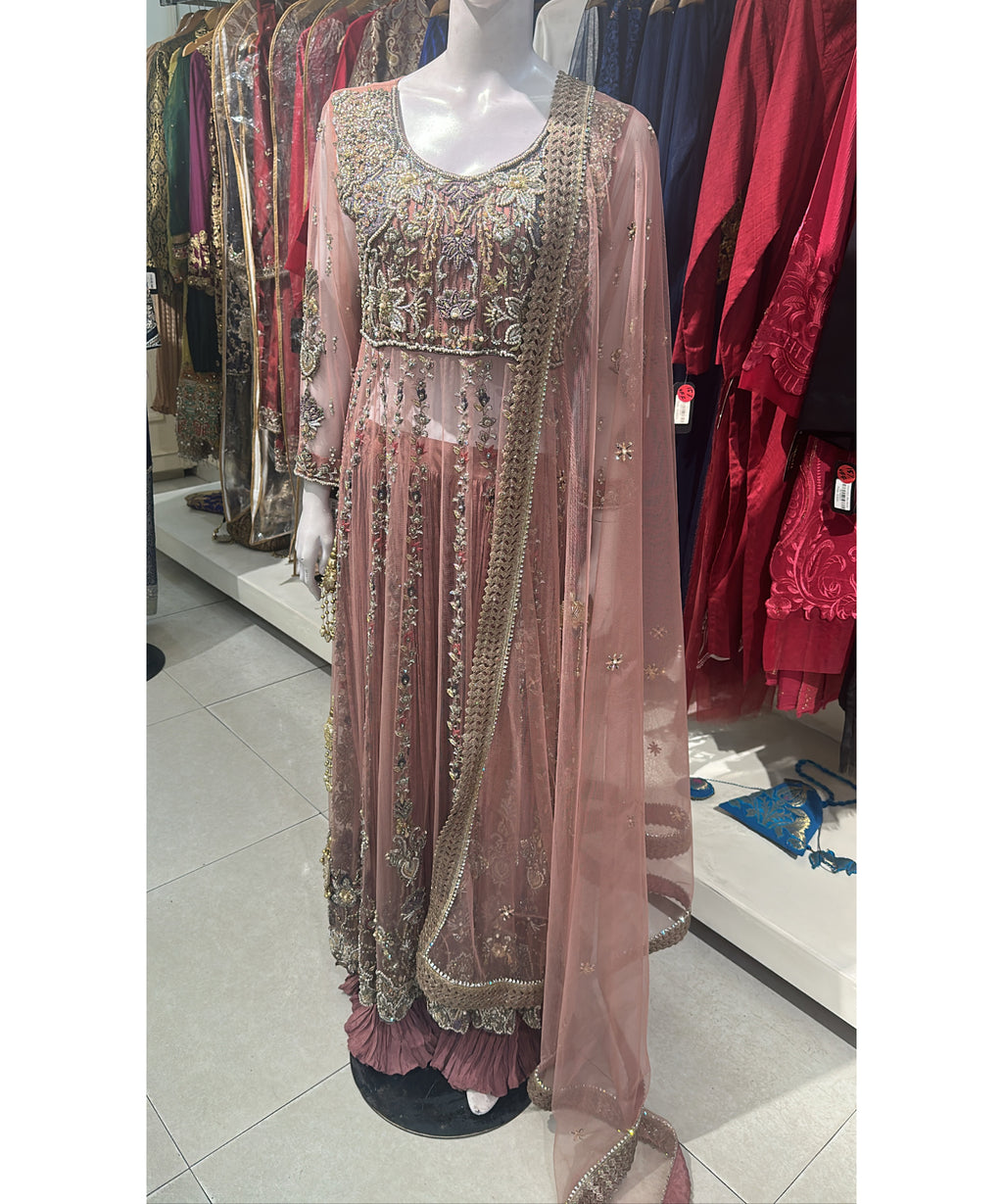 Pink Long Frock