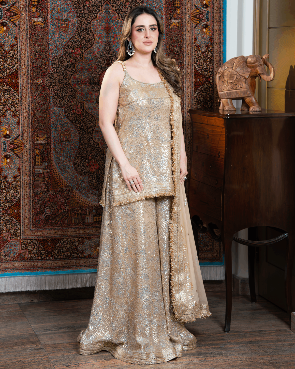 Banarsi Sequins Set