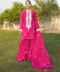 3 PIECE EMBROIDERED GHARARA SET