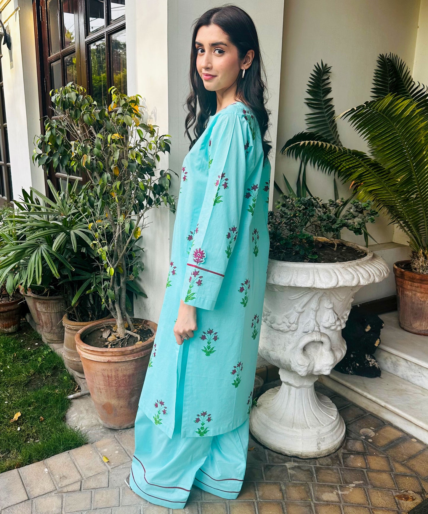Blue Breeze (Block Printed)