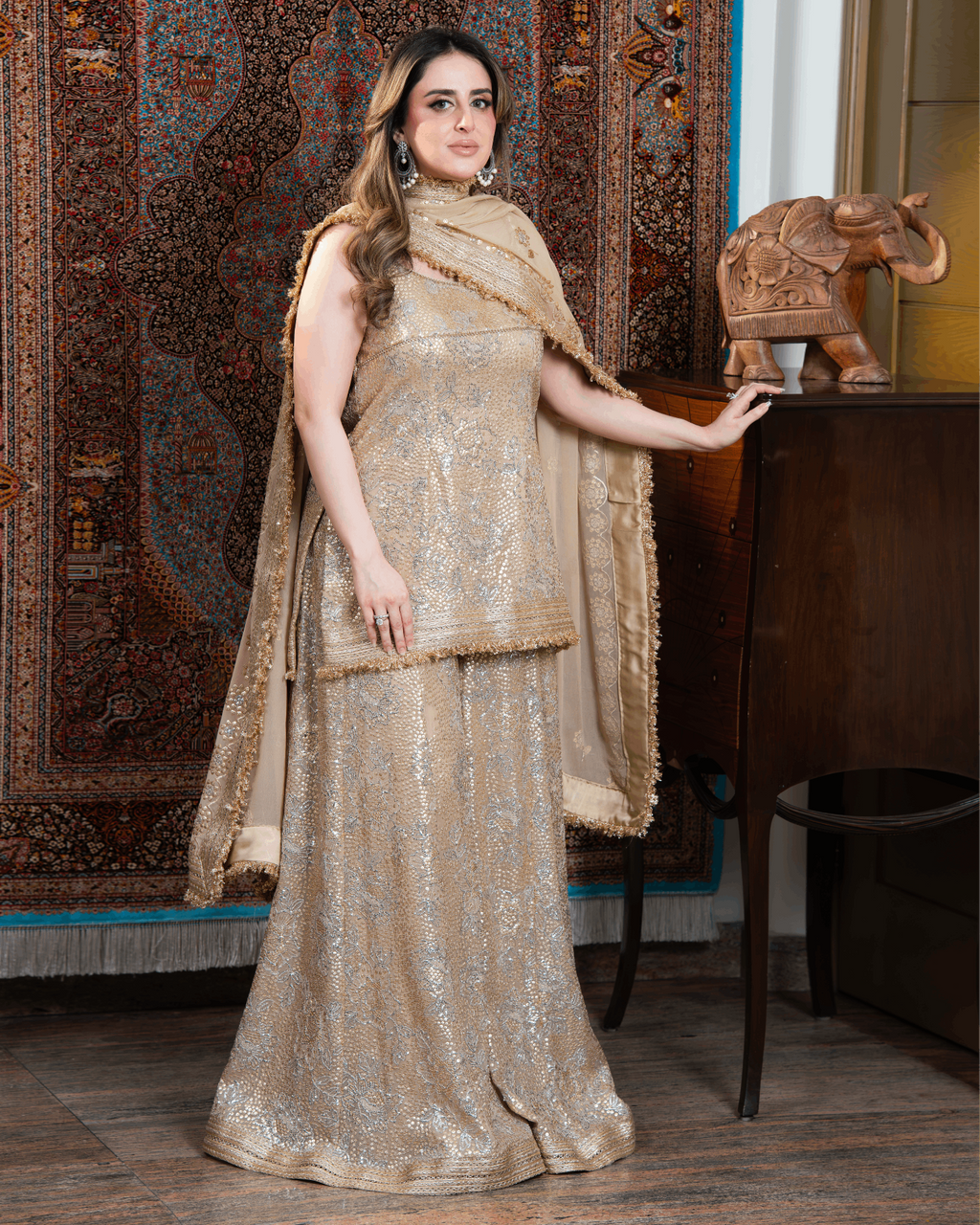 Banarsi Sequins Set