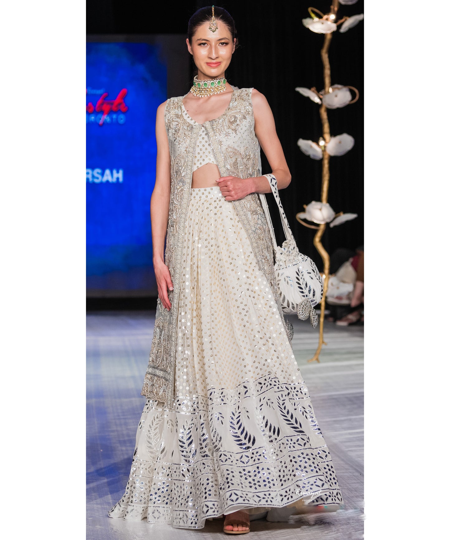lehenga with long jacket design