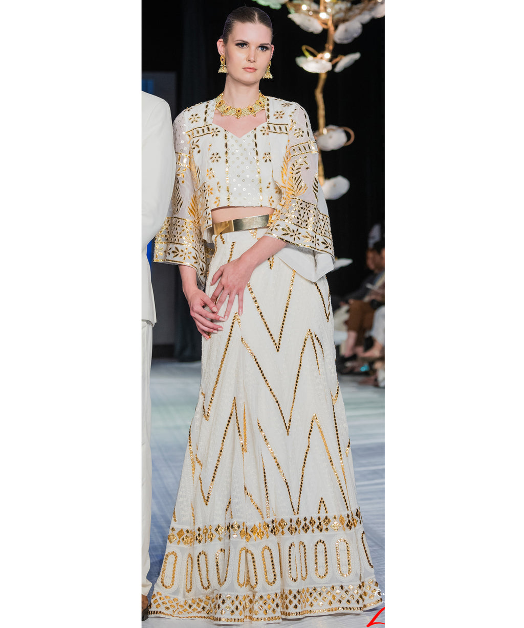 Bolero Lehenga Choli Design