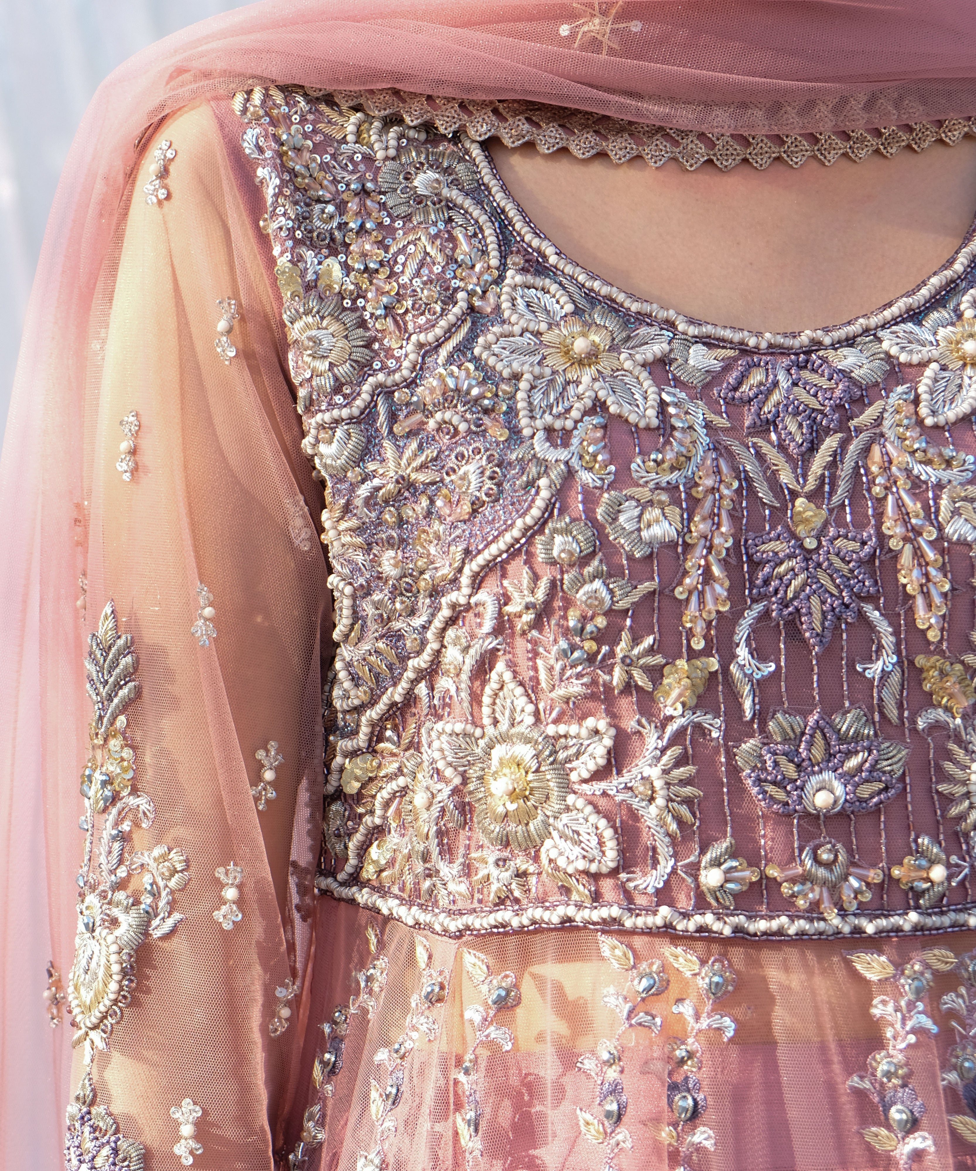 Pink Long Frock