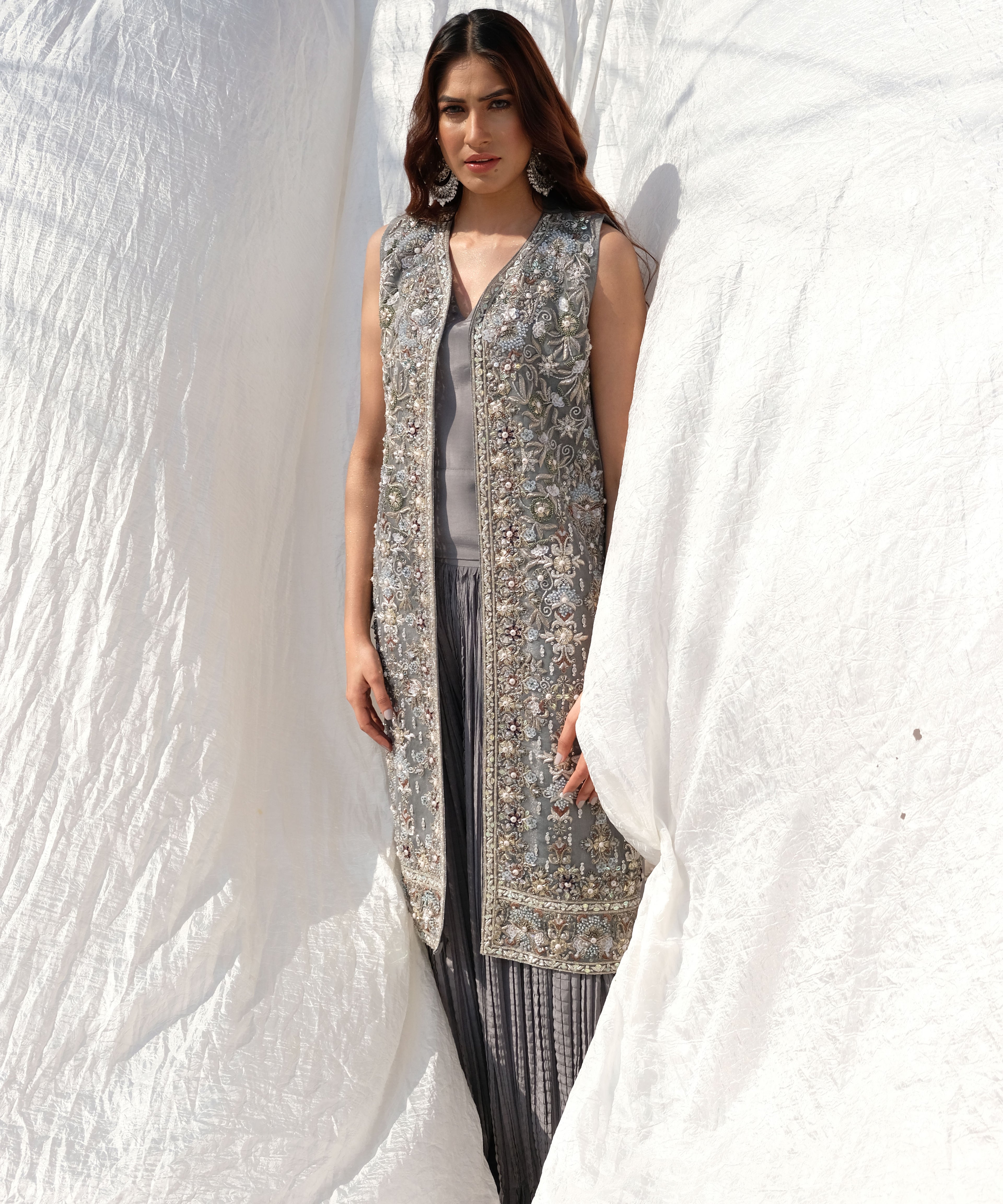 Grey Coat Set